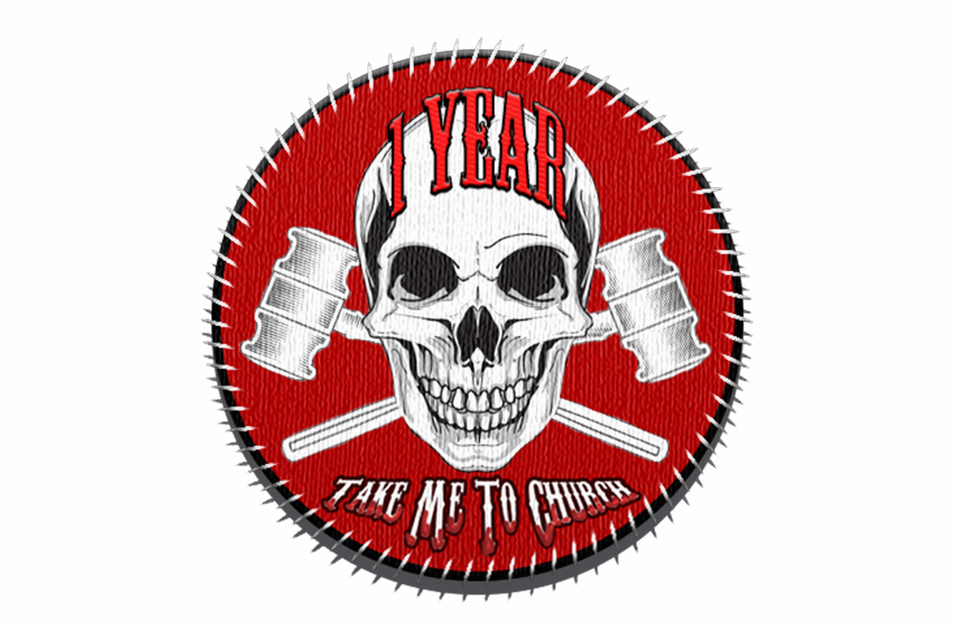 1 Year Church Patch