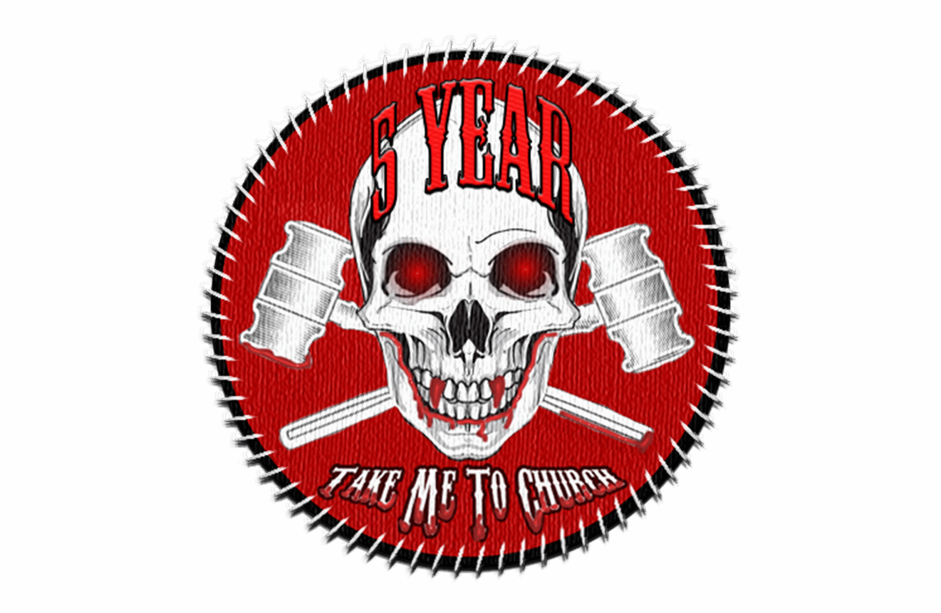 5 Year Church Patch